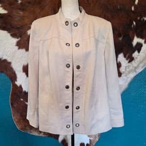 Kasper Women's Beige Utility Jacket